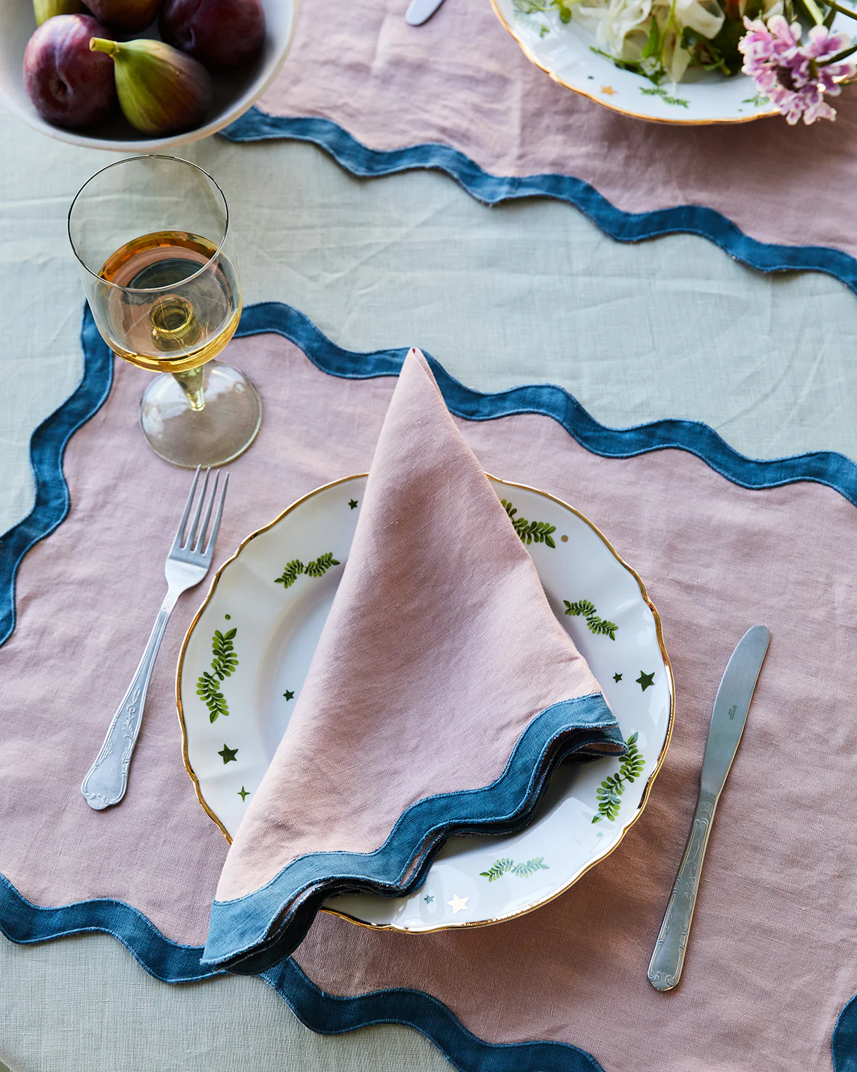 Sage 100% French Flax Linen Tablecloth - Image 3