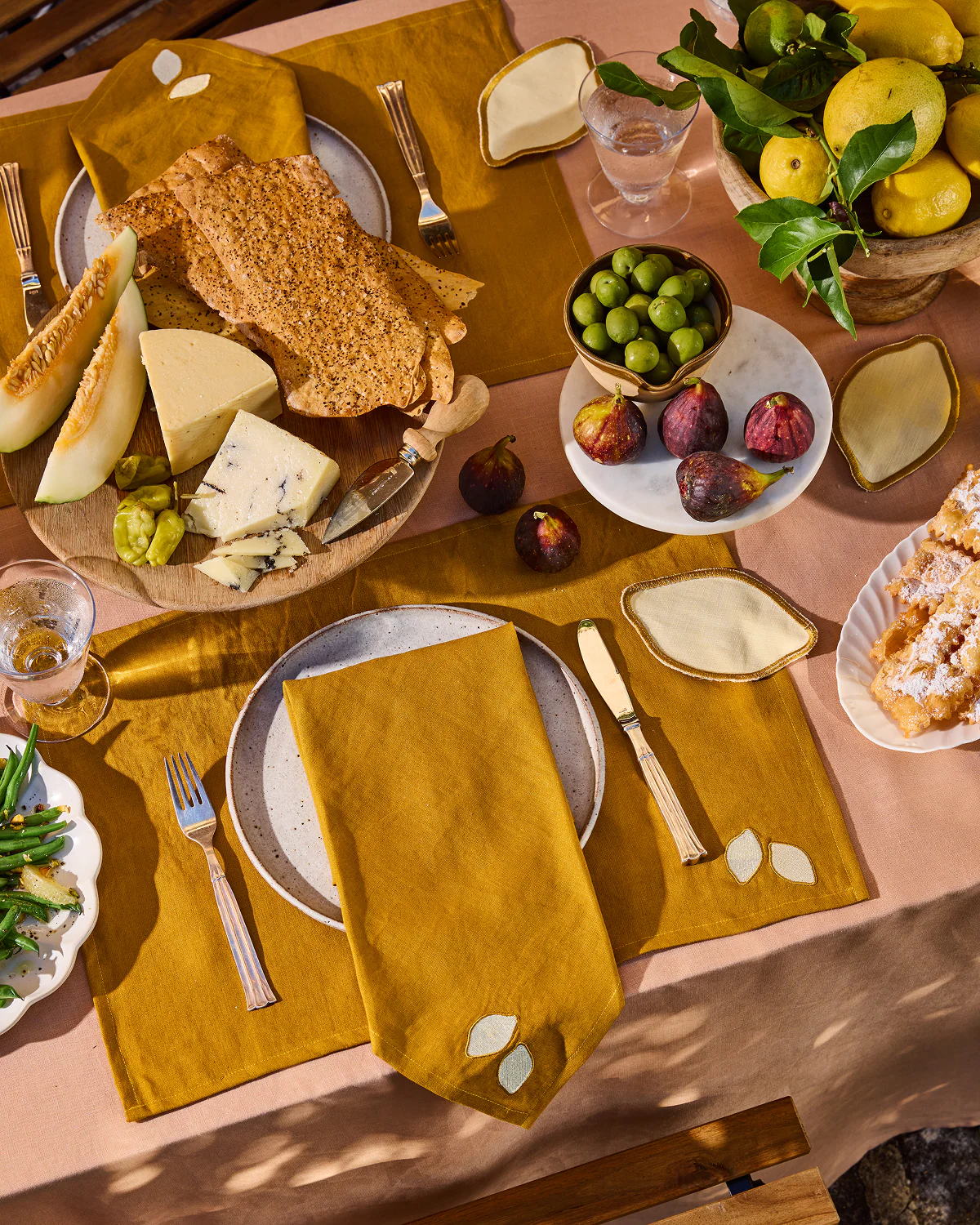 Terracotta 100% French Flax Linen Tablecloth - Image 3