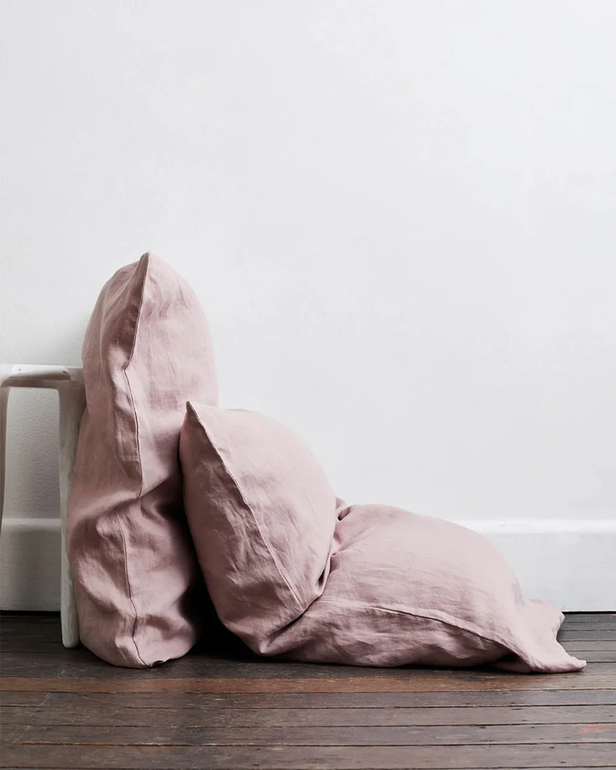Autumn Terracotta, Rosewater & Lavender 100% French Flax Linen Bedding Bundle - Image 6