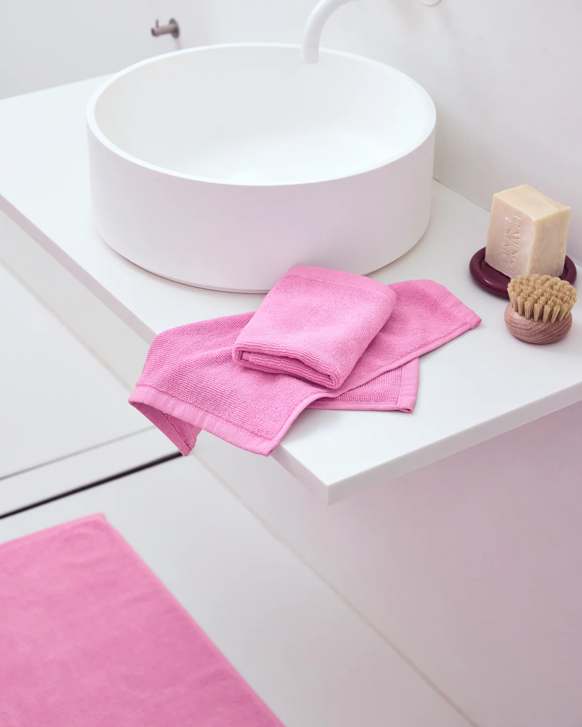 Bubblegum 100% Cotton Terry Face Washers (Set of Two) - Image 5