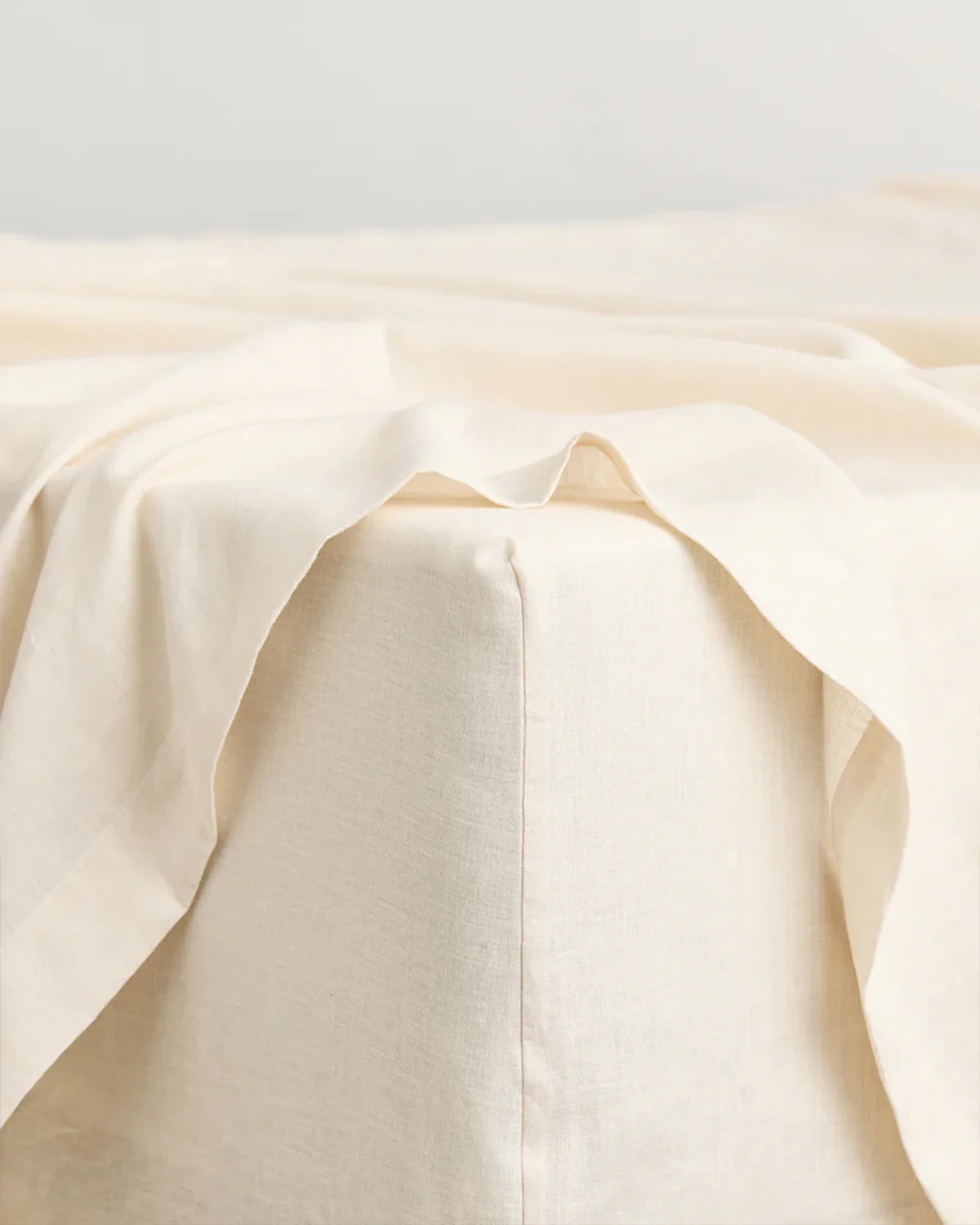 Lagoon & Crème 100% French Flax Linen Bedding Bundle - Image 3