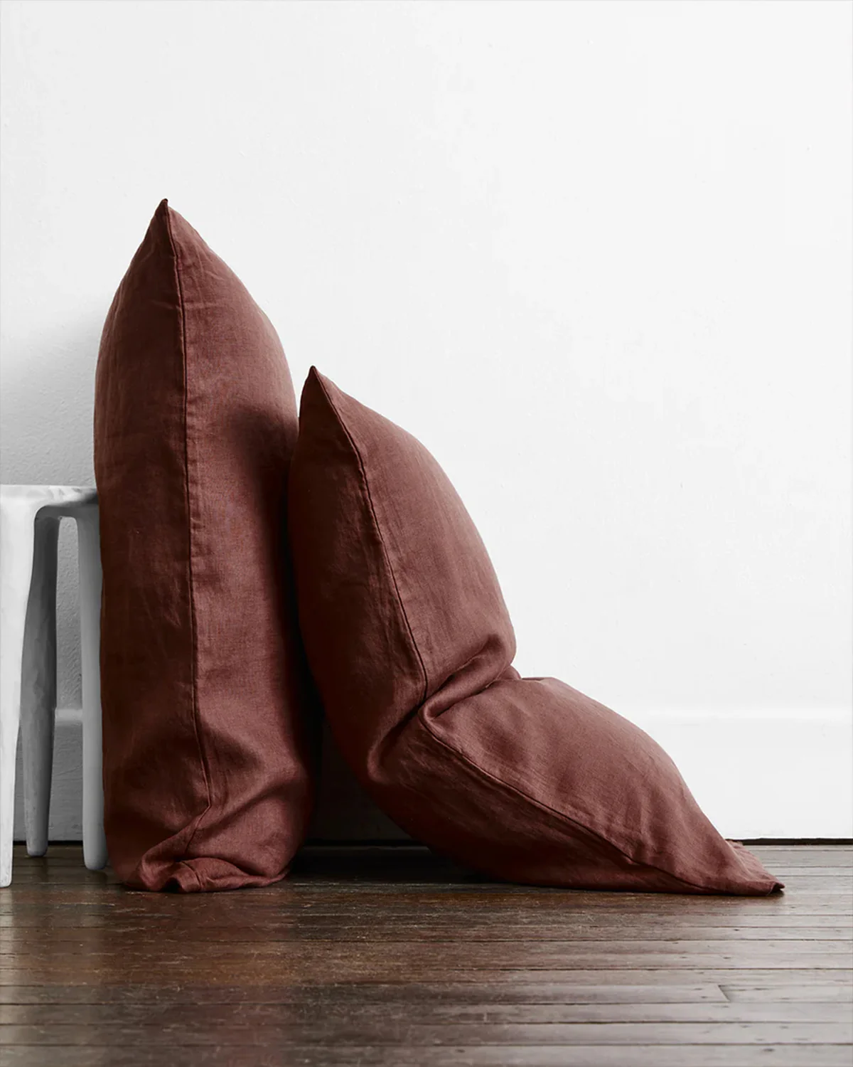 Cacao & Lagoon 100% French Flax Linen Bedding Bundle - Image 7