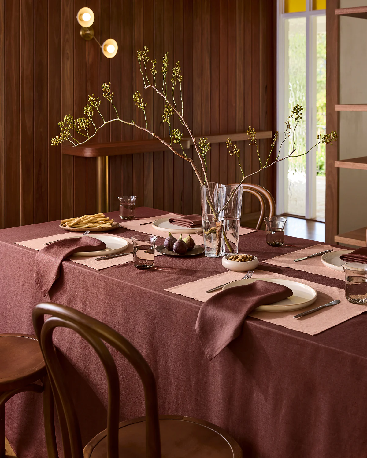 Hazelnut 100% French Flax Linen Placemats (Set of Four) - Image 3