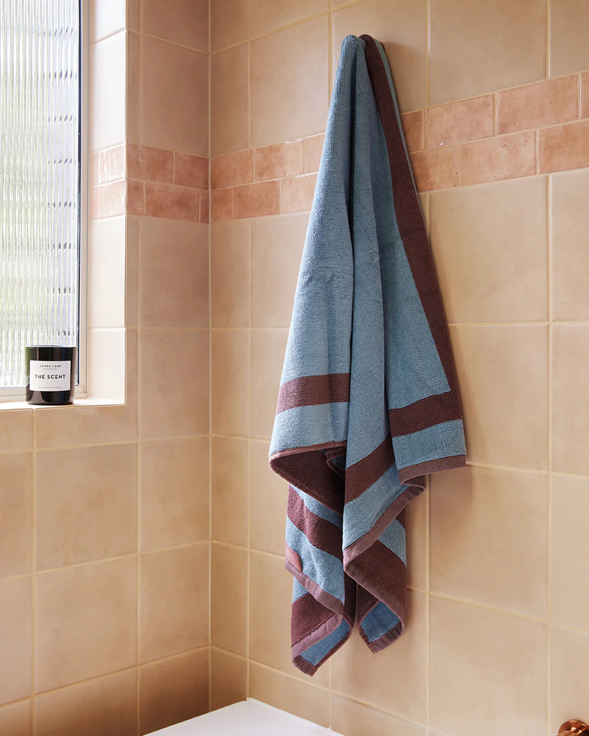 Cacao & Lagoon Two-Toned 100% Cotton Terry Bath Sheets (Set of Two) - Image 4