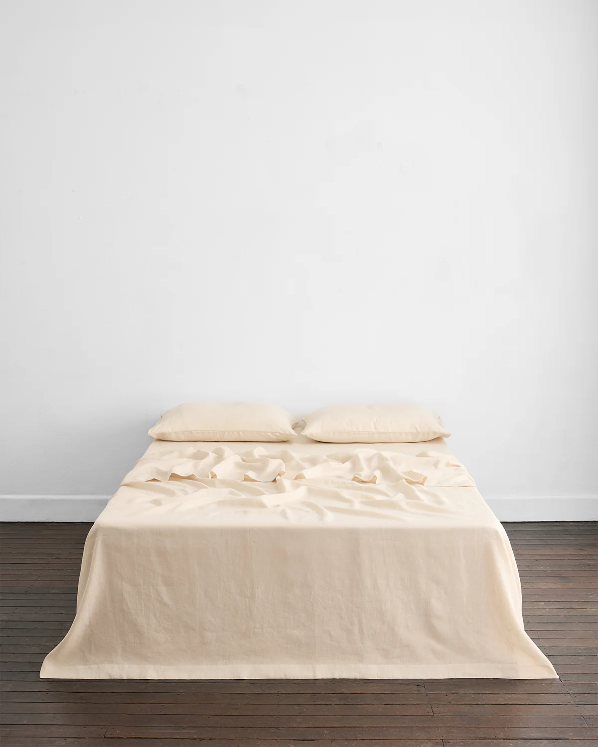 Crème 100% French Flax Linen Bedding Bundle - Image 4