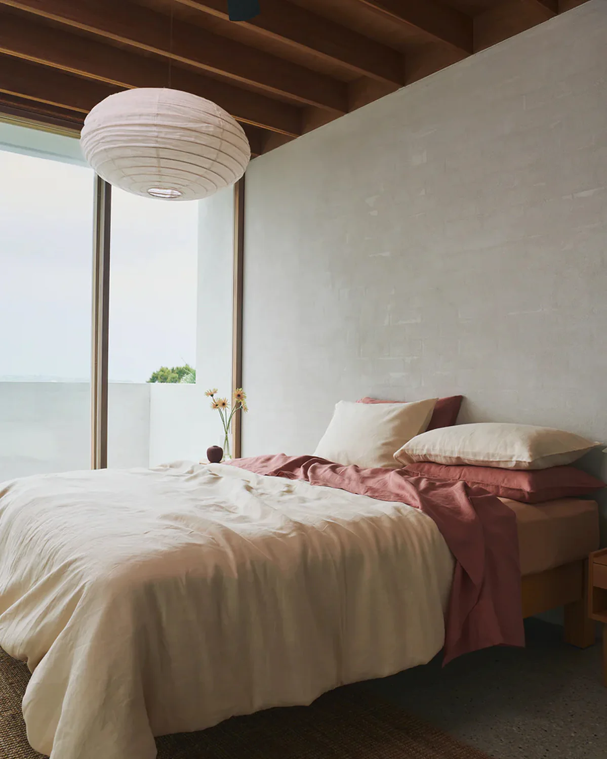 Crème 100% French Flax Linen Bedding Set - Image 5