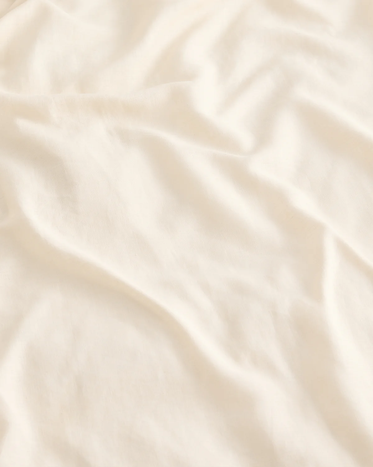 Crème 100% French Flax Linen Flat Sheet - Image 4