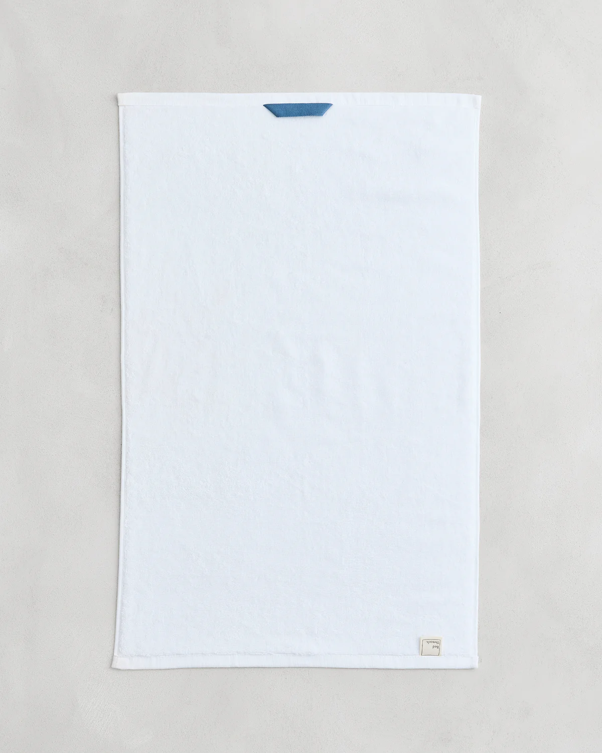 Crisp White 100% Cotton Terry Hand Towel - Image 3