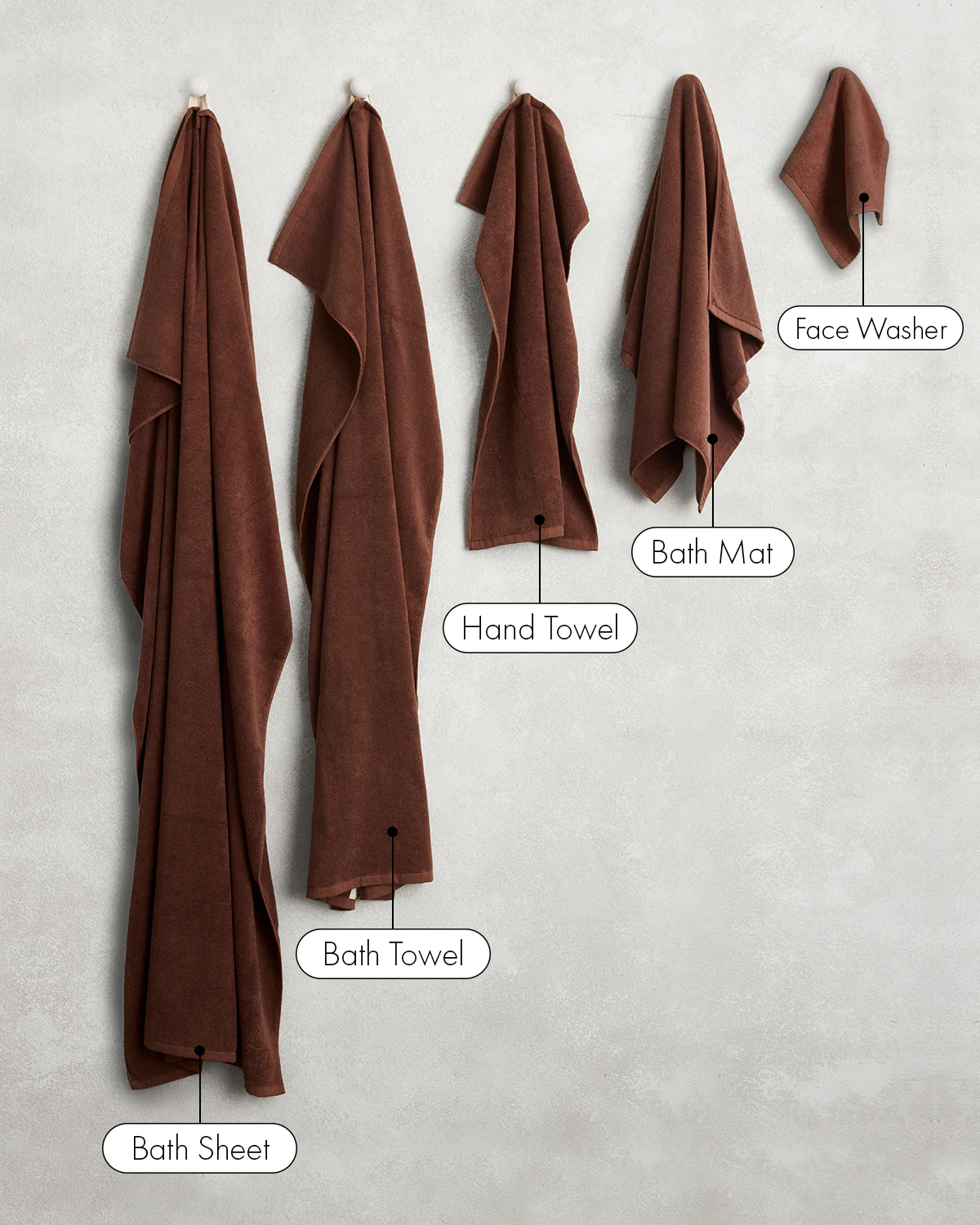Espresso 100% Cotton Terry Face Washers (Set of Two) - Image 7