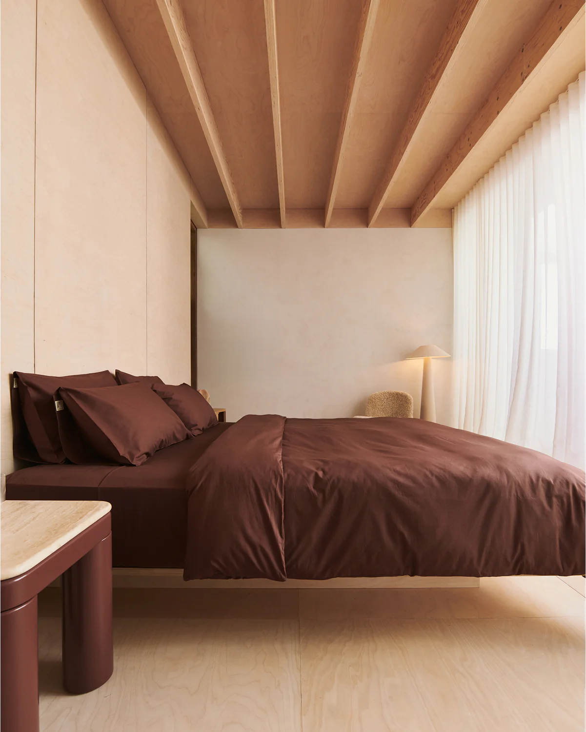 Espresso 100% Organic Cotton Duvet Cover Set - Image 7