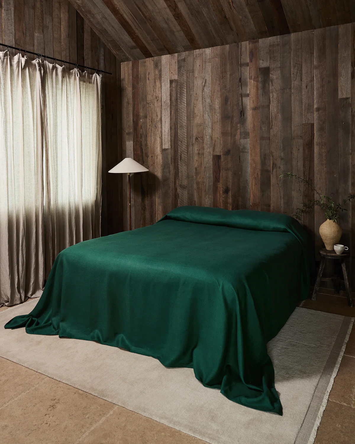 Forest Heavy Linen Bed Cover - Image 5