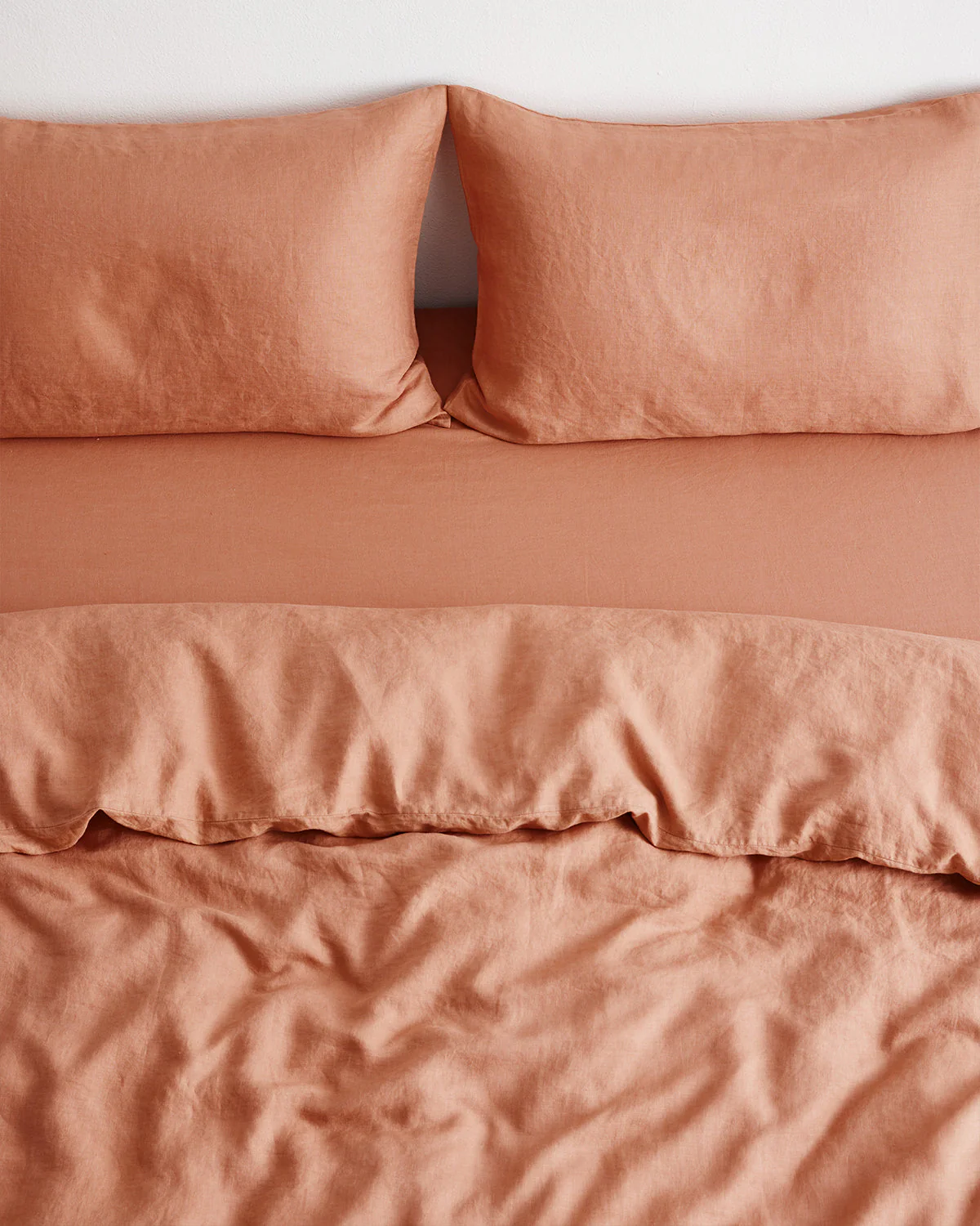 Hazelnut 100% French Flax Linen Bedding Set - Image 4