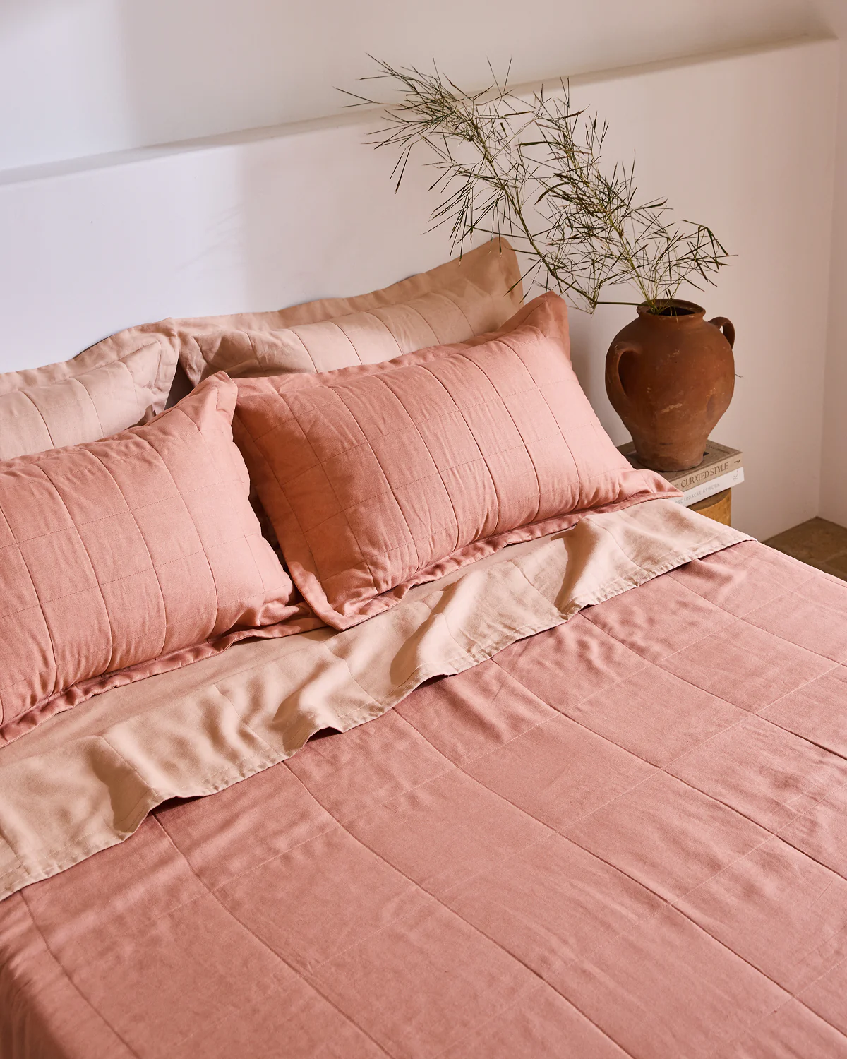 Hazelnut Quilted Pillowcases (Set of Two) - Image 3