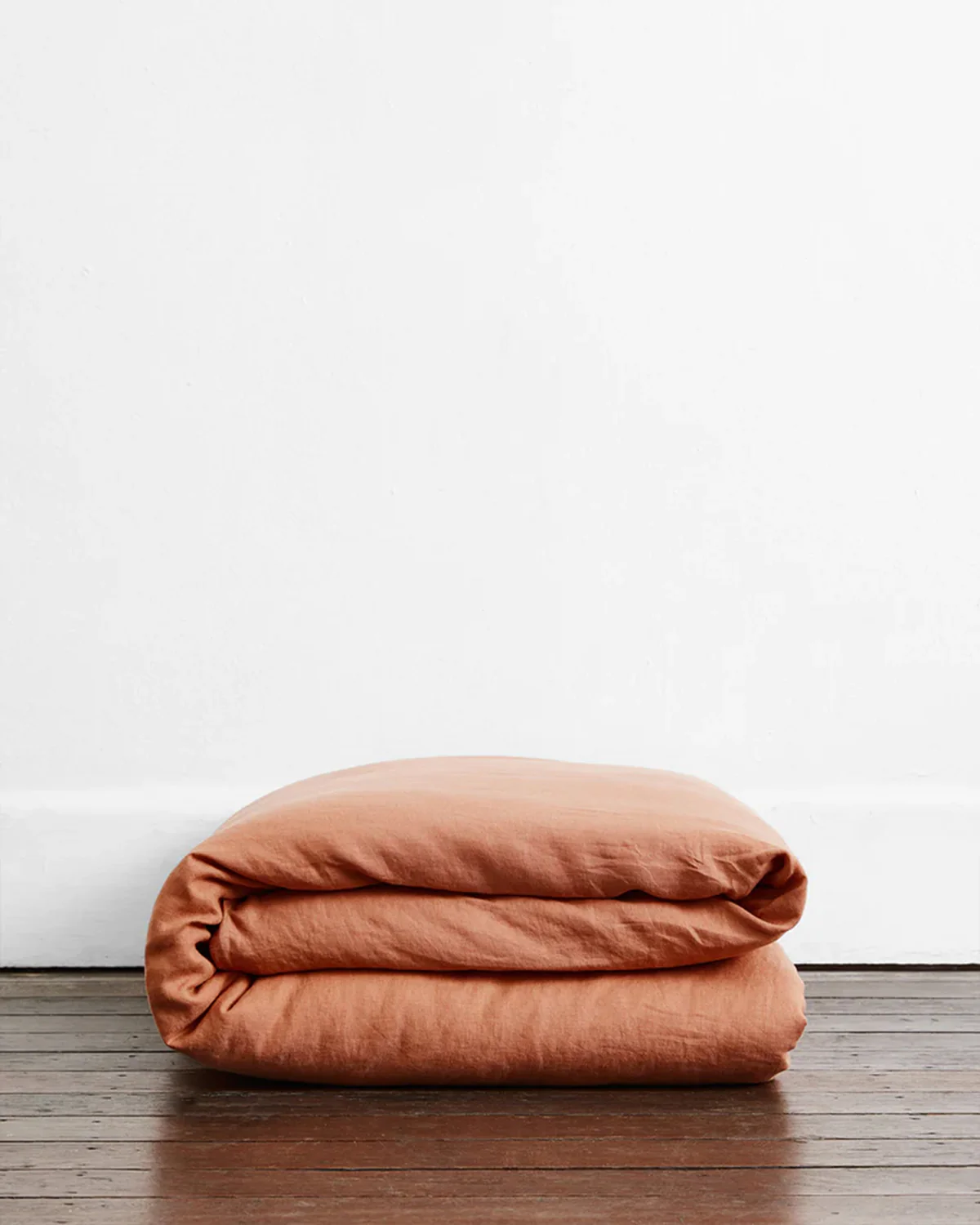 Hazelnut & Pink Clay 100% French Flax Linen Bedding Bundle - Image 3