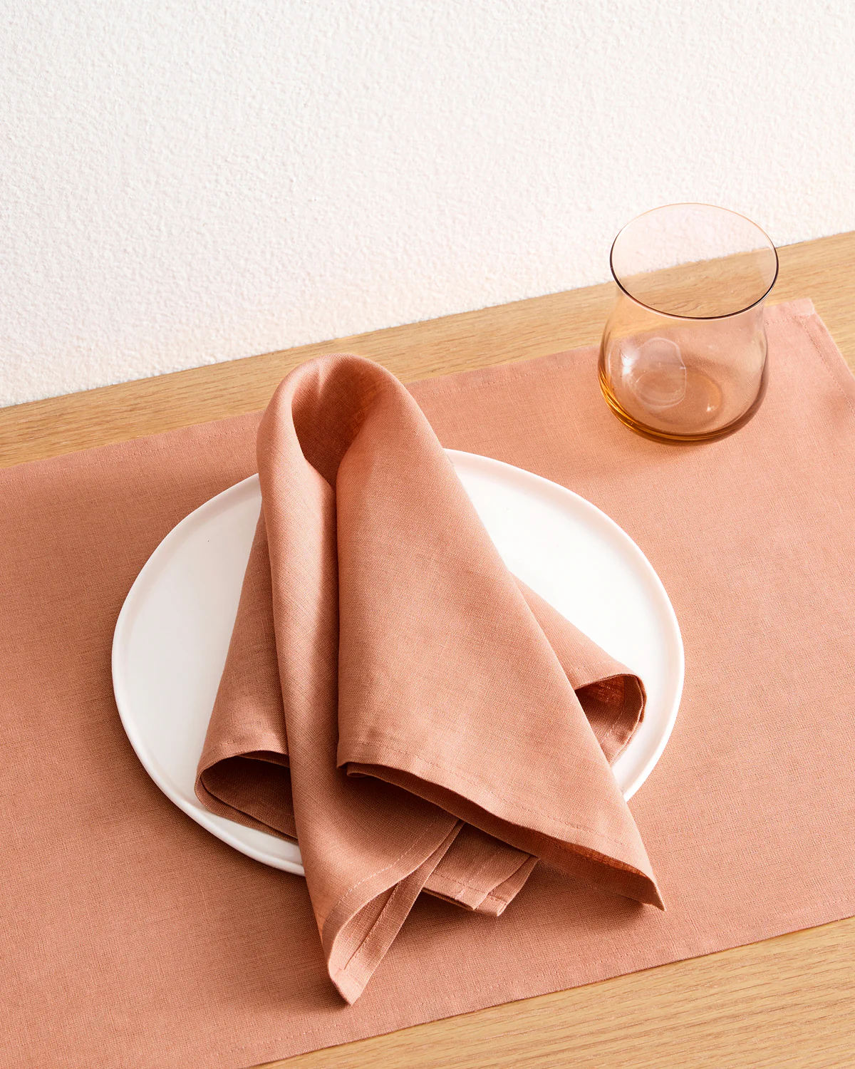 Hazelnut 100% French Flax Linen Napkins (Set of Four)