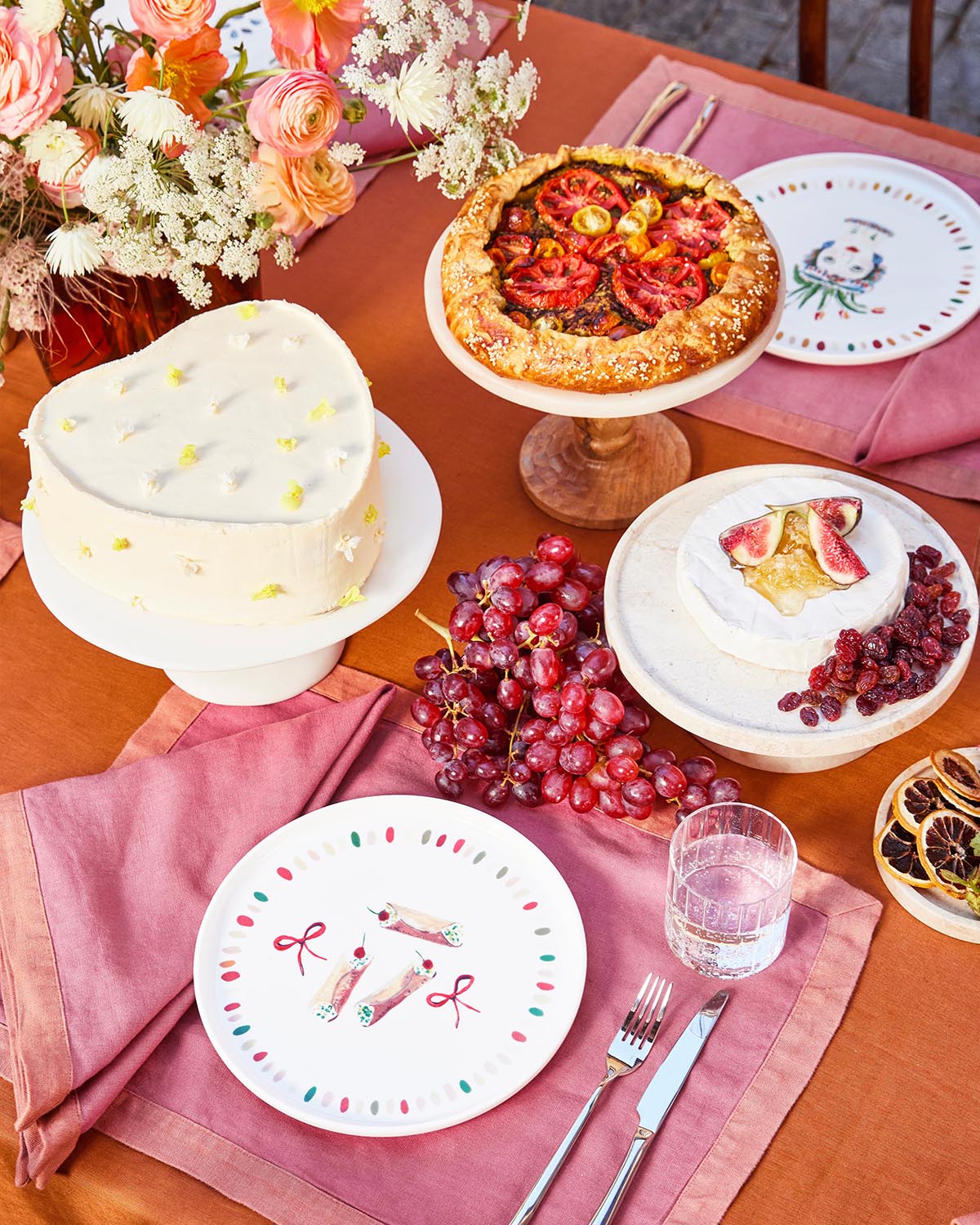 Idda Studio x Bed Threads 'Cannoli' Ceramic Dinner Plate - Image 4