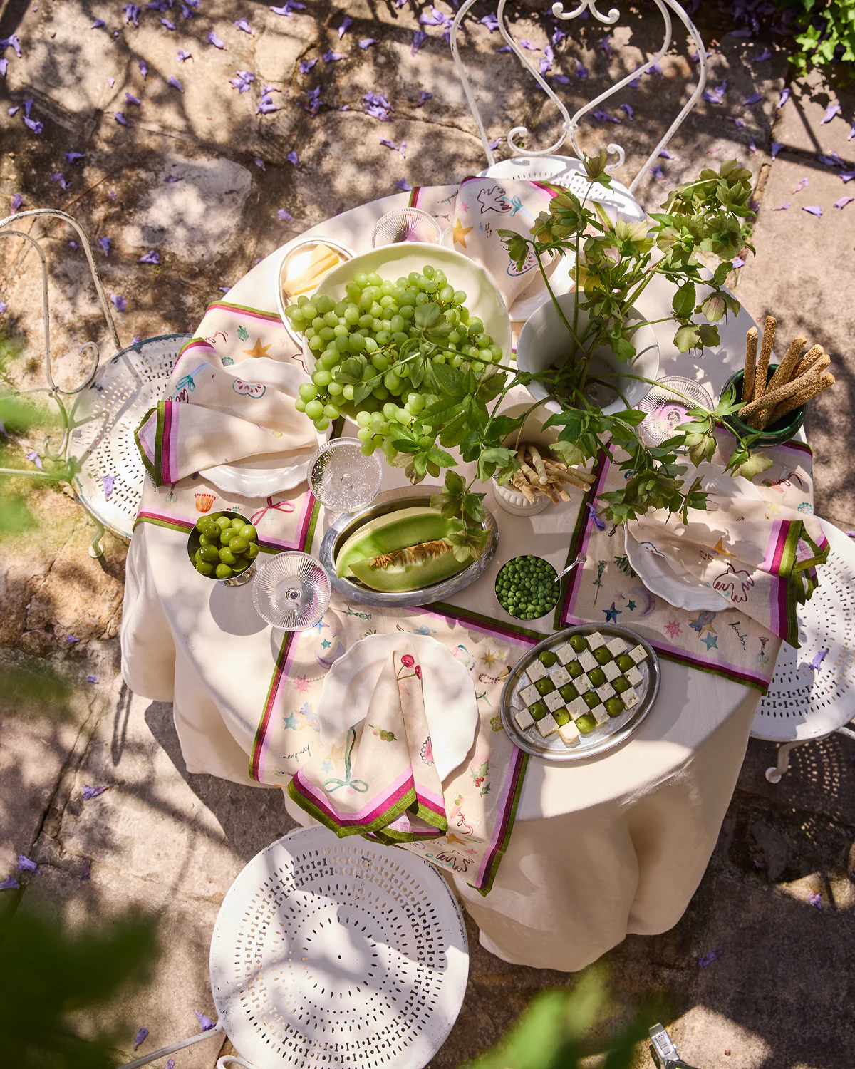 La Fête 100% French Flax Linen Placemats (Set of Four) - Image 2