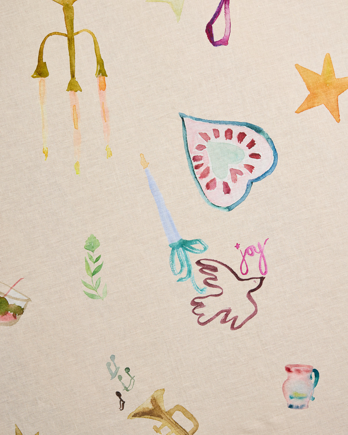 La Fête 100% French Flax Linen Tablecloth - Image 16