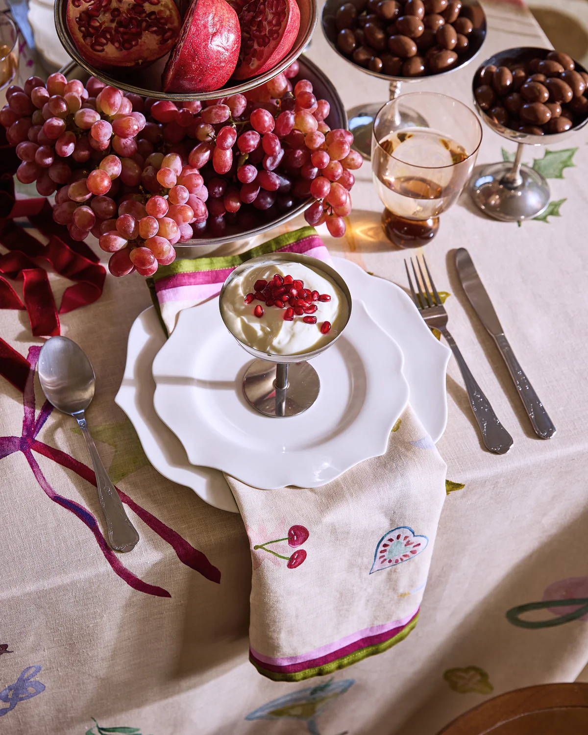 La Fête 100% French Flax Linen Tablecloth - Image 7