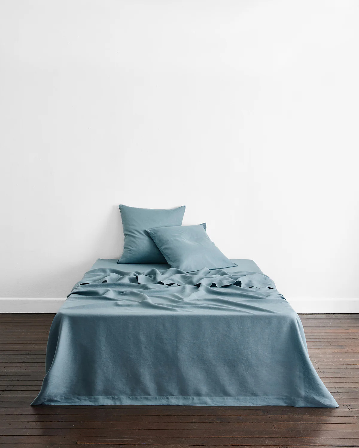 Lagoon 100% French Flax Linen European Pillowcases (Set of Two) - Image 3
