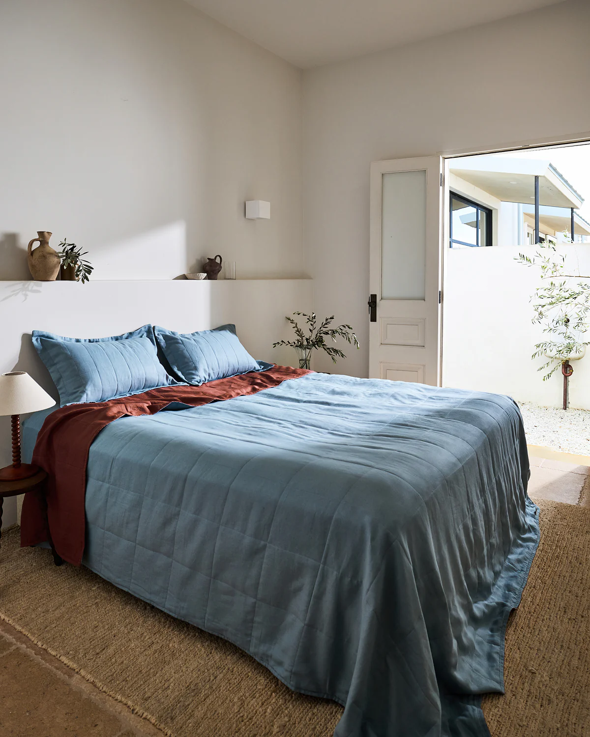 Lagoon Quilted Pillowcases (Set of Two) - Image 2