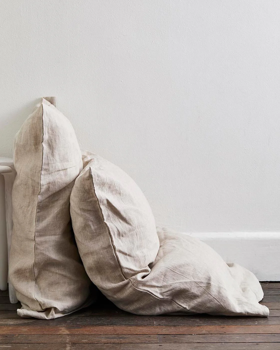 Oatmeal 100% French Flax Linen Bedding Bundle - Image 6