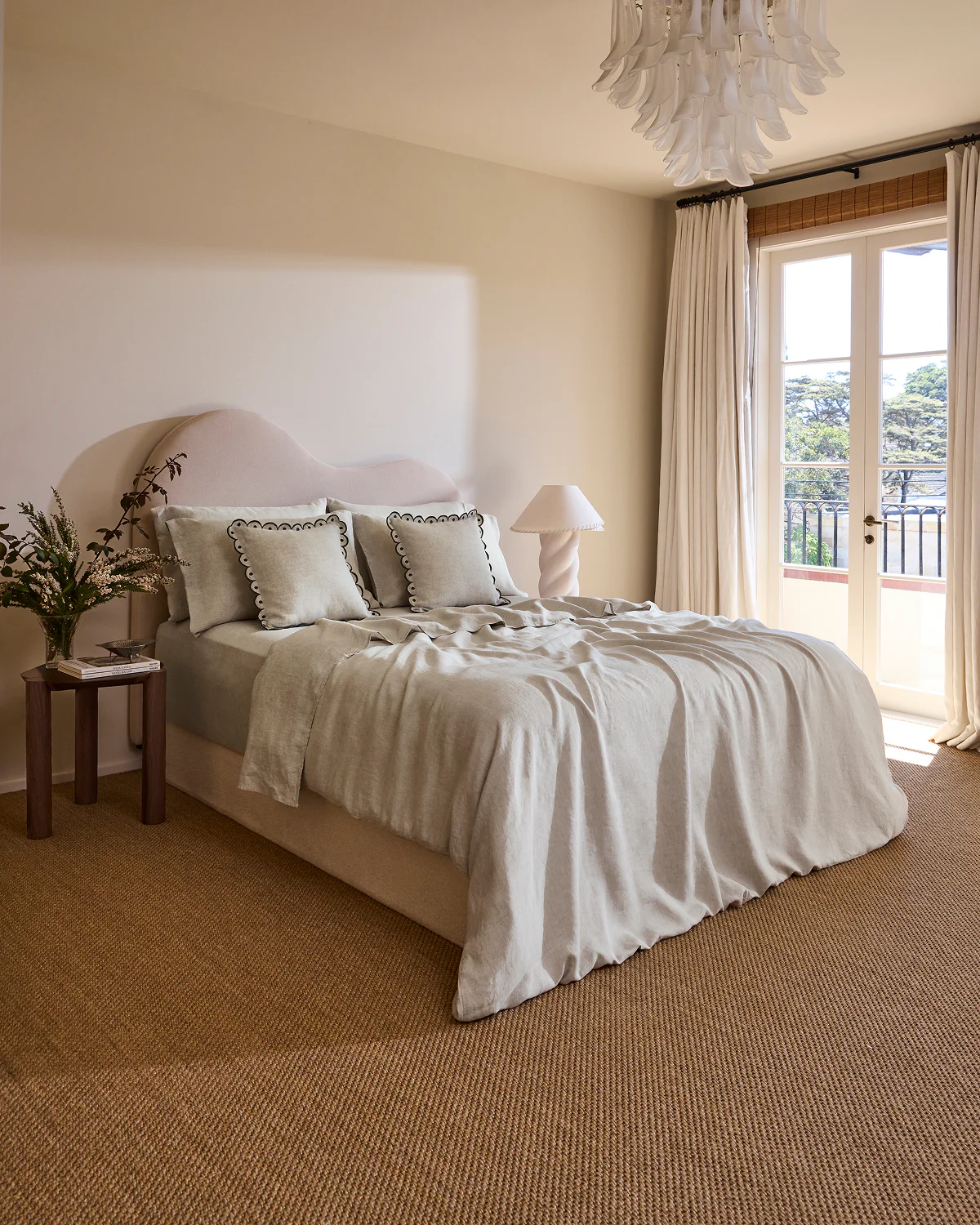 Oatmeal 100% French Flax Linen Pillowcases (Set of Two) - Image 6