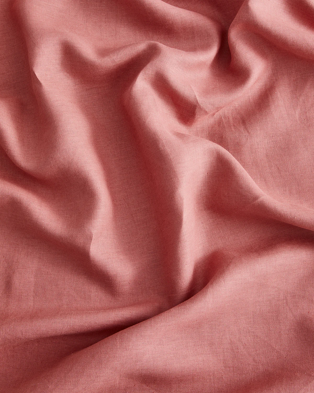 Pink Clay 100% French Flax Linen Duvet Cover Set - Image 3