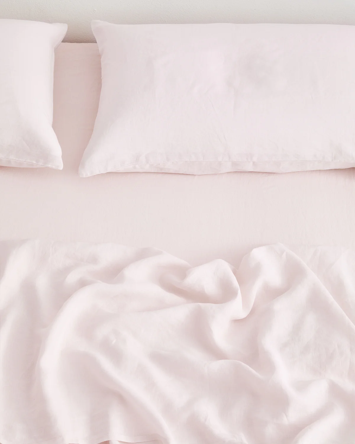 Rosewater 100% French Flax Linen Fitted Sheet - Image 2