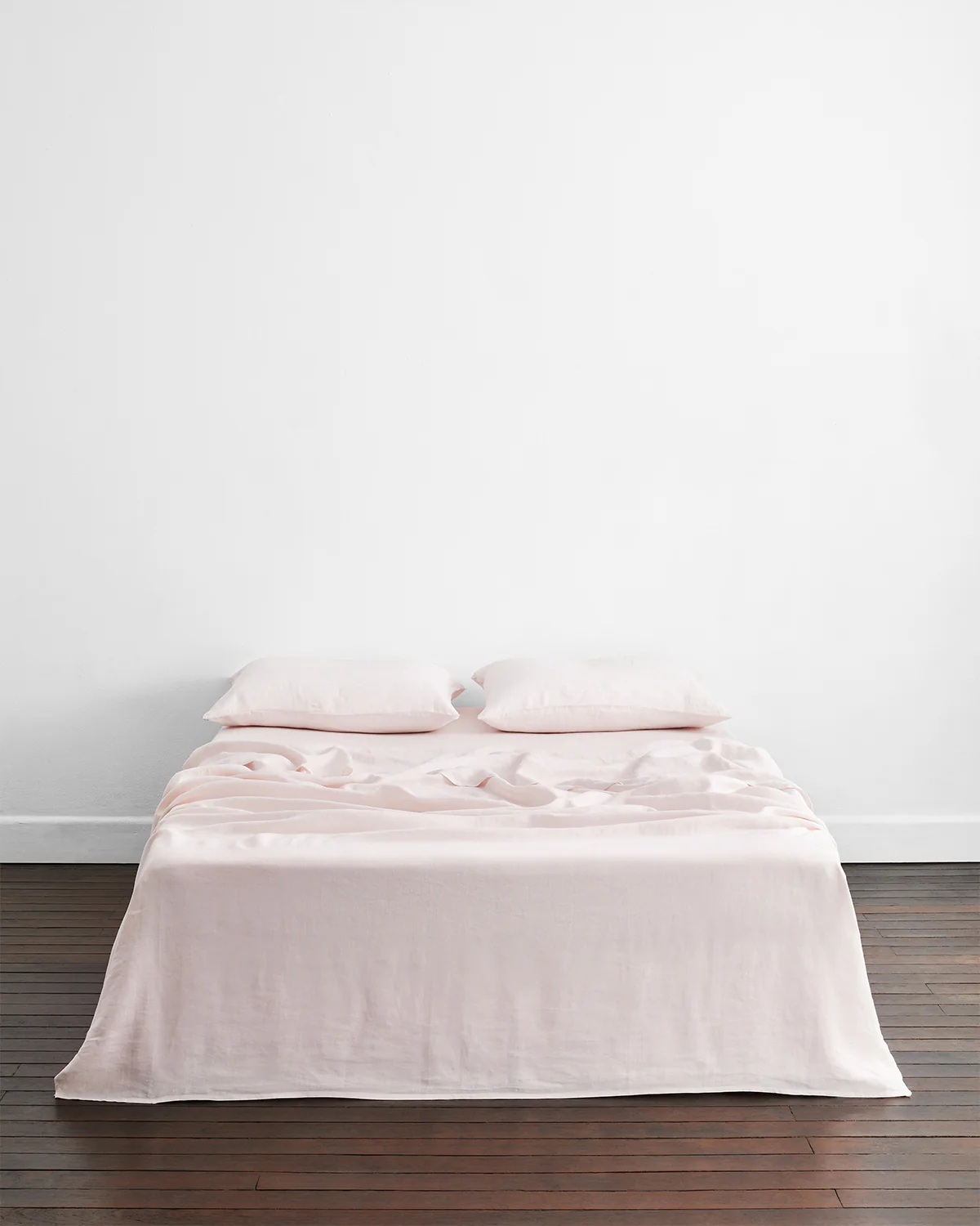 Rosewater 100% French Flax Linen Flat Sheet - Image 3