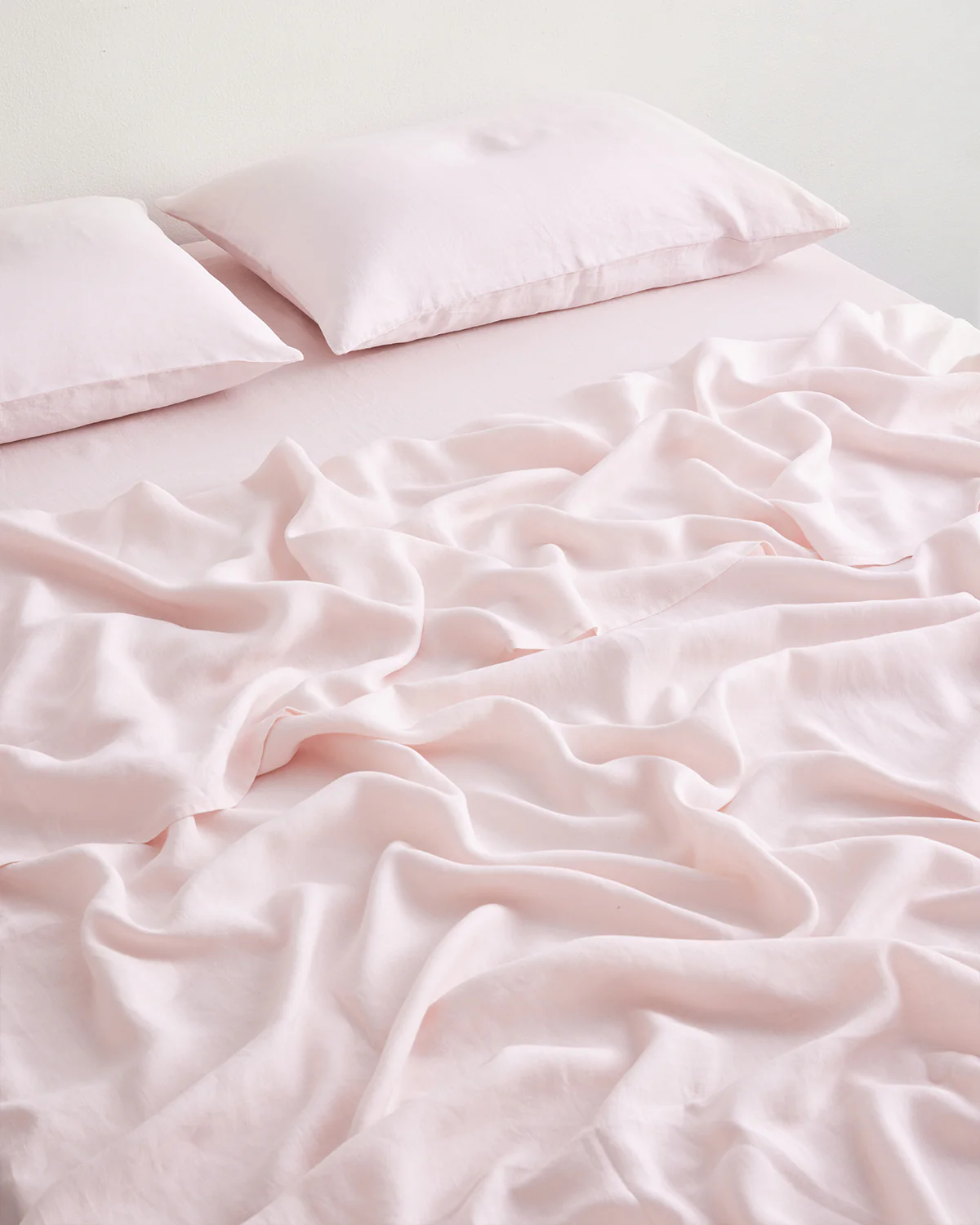 Rosewater 100% French Flax Linen Sheet Set - Image 3