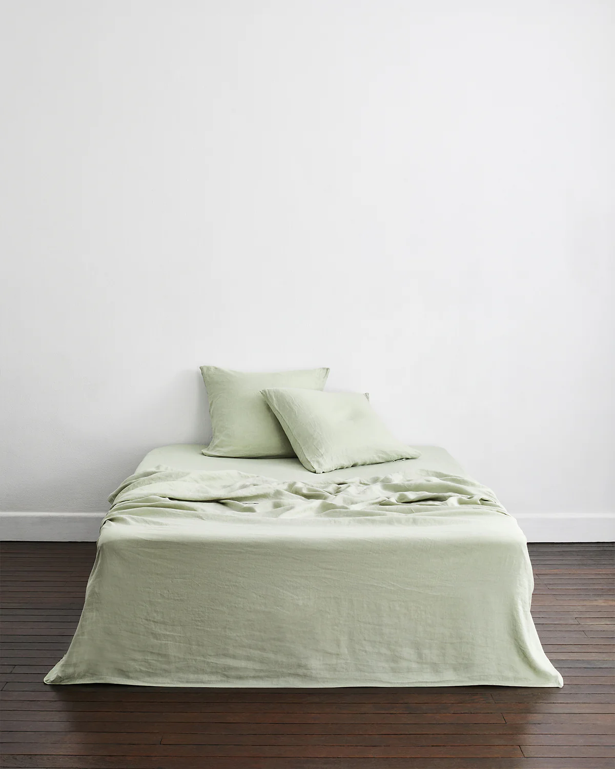 Sage 100% French Flax Linen European Pillowcases (Set of Two) - Image 3