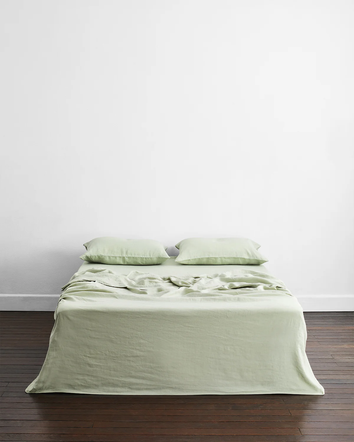 Sage 100% French Flax Linen King Pillowcases (Set of Two) - Image 2