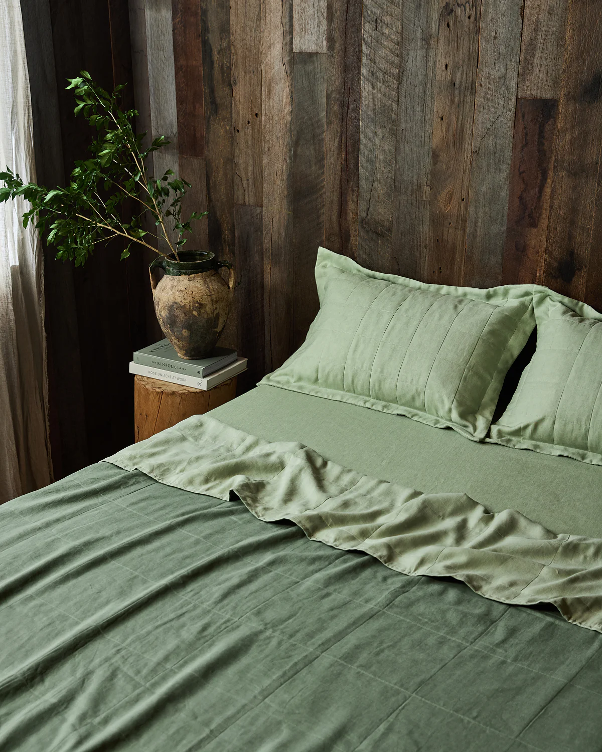 Sage Quilted Pillowcases (Set of Two) - Image 3