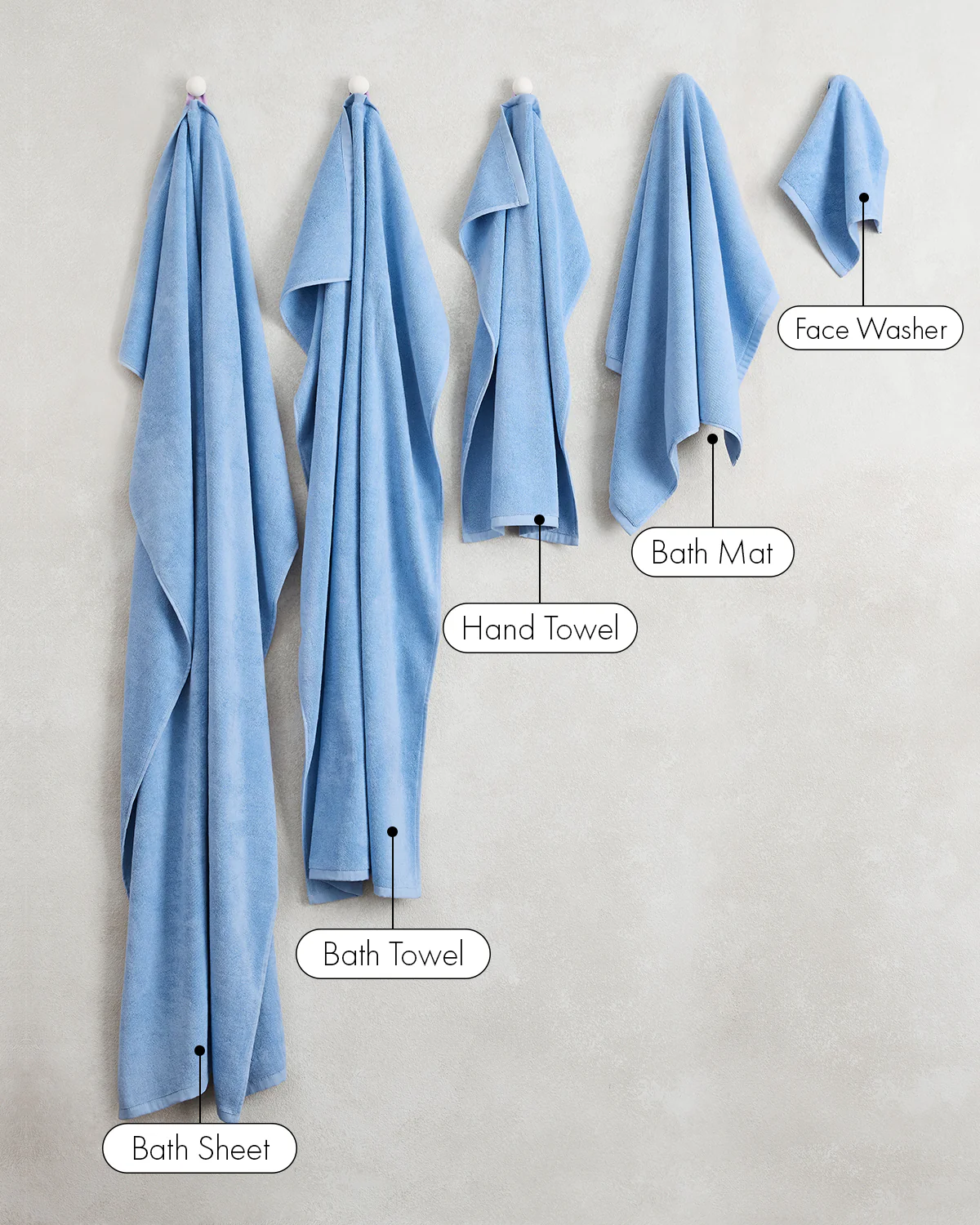 Sky 100% Cotton Terry Bath Towel Bundle - Image 4