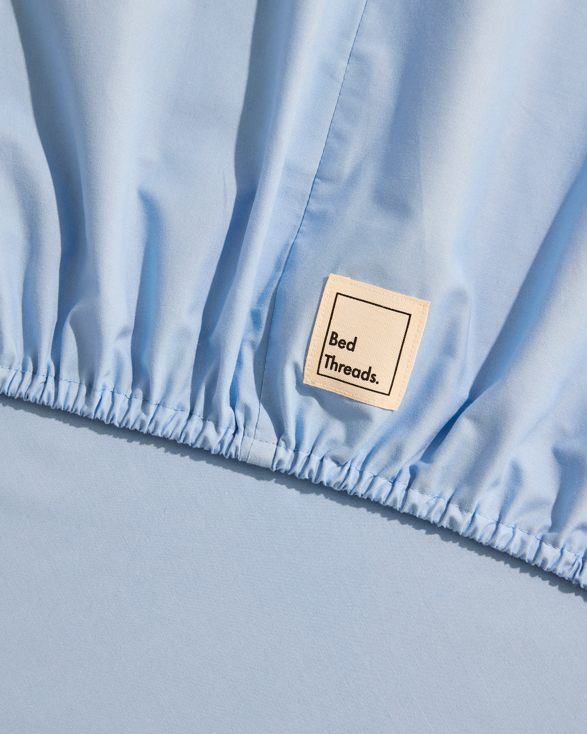 Sky 100% Organic Cotton Fitted Sheet - Image 3