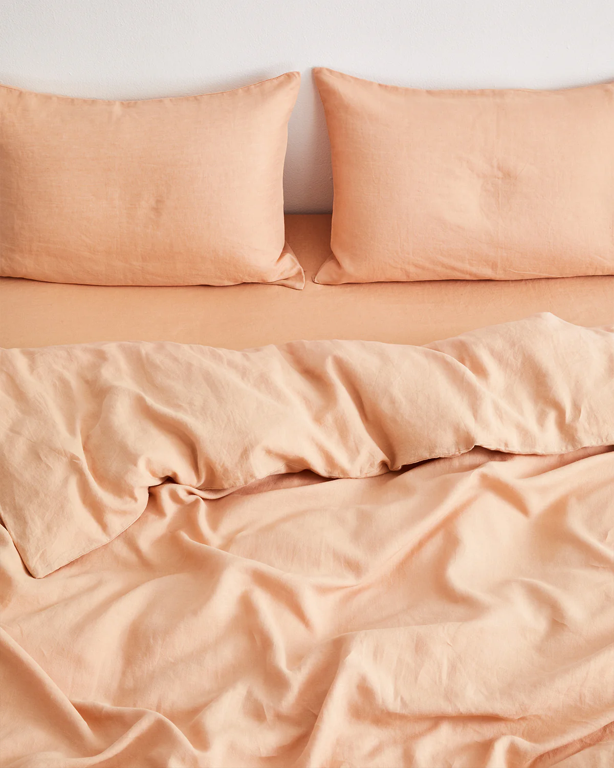 Terracotta 100% French Flax Linen Duvet Cover - Image 3