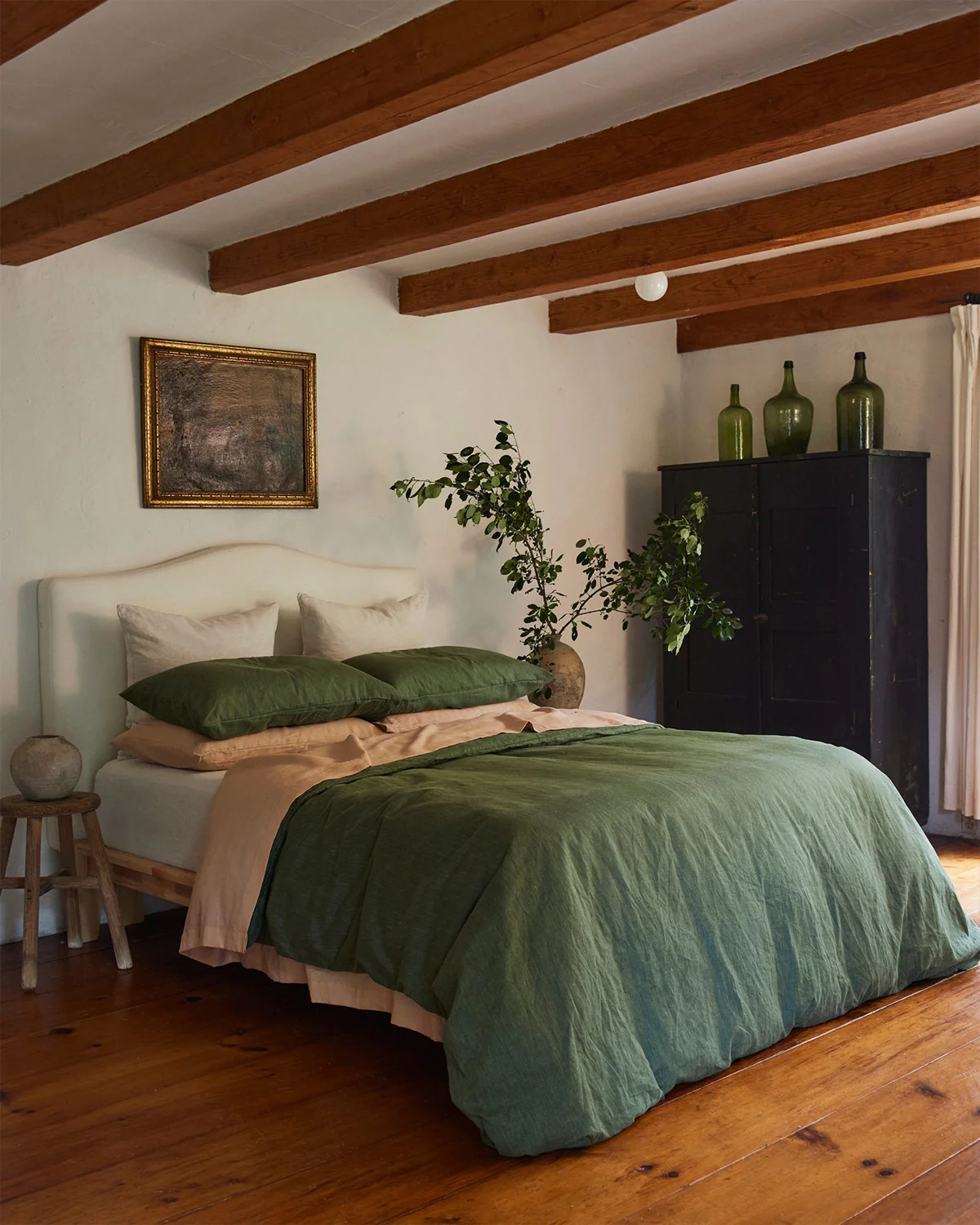 Terracotta 100% French Flax Linen Pillowcases (Set of Two) - Image 8