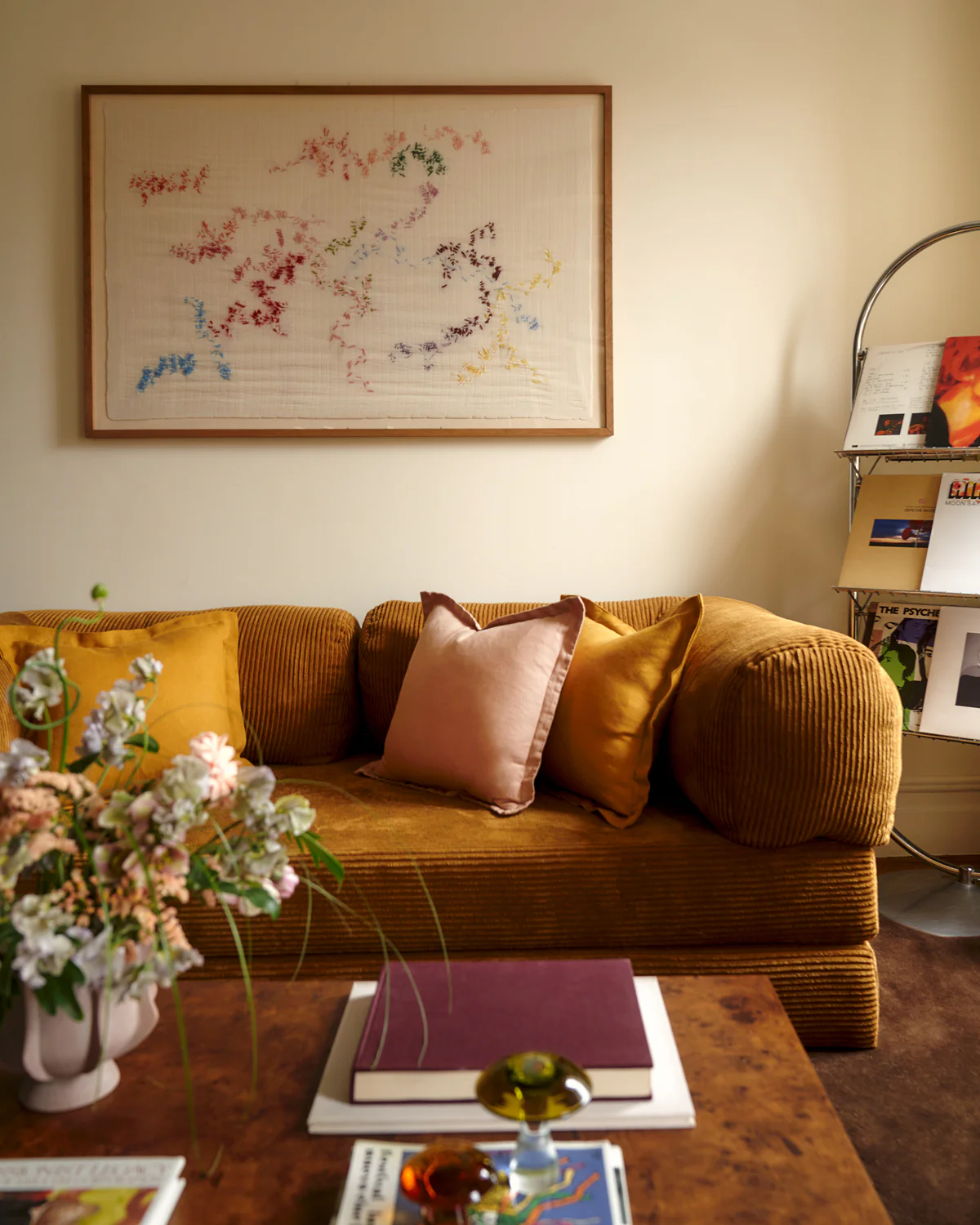 Turmeric 100% French Flax Linen Cushion Cover - Image 4