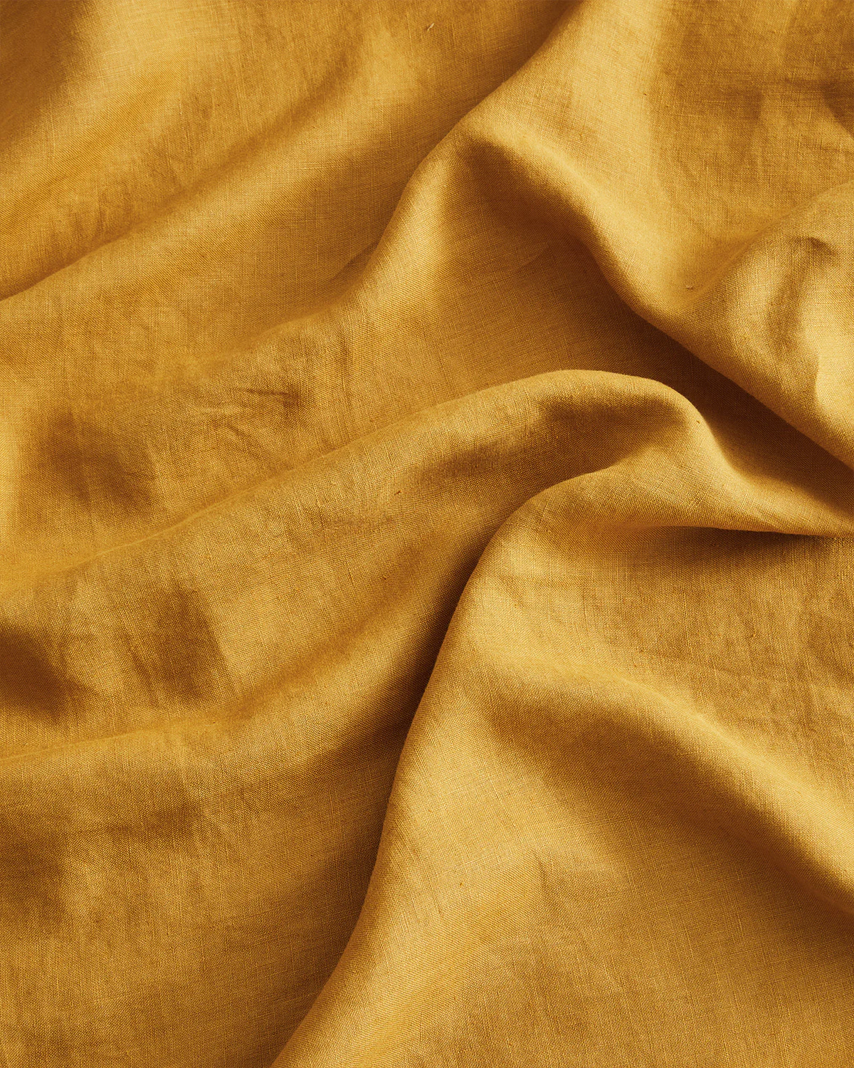 Turmeric 100% French Flax Linen Duvet Cover Set - Image 3