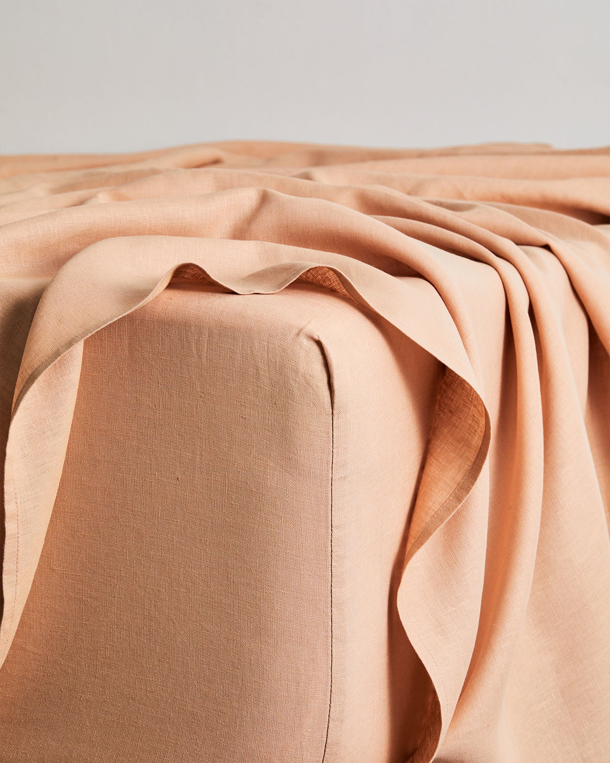 Turmeric & Terracotta 100% French Flax Linen Bedding Bundle - Image 3