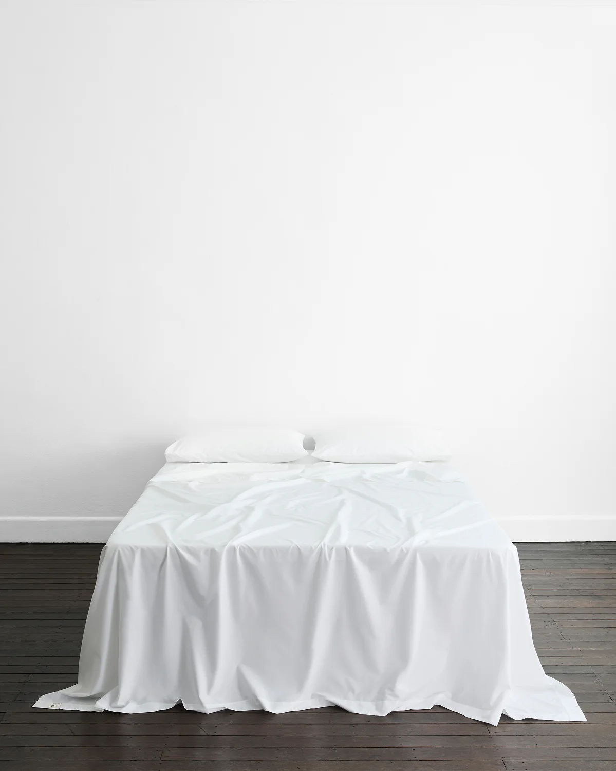 Crisp White 100% Organic Cotton King Pillowcases (Set of Two) - Image 2