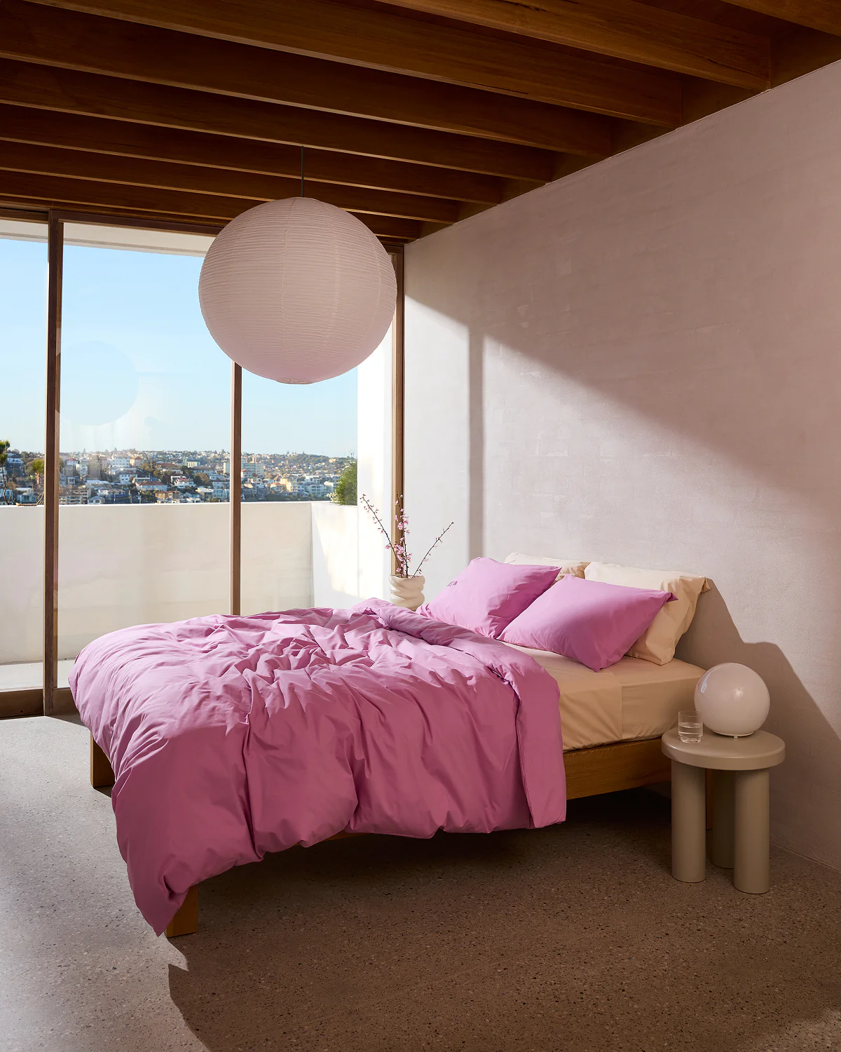Vanilla 100% Organic Cotton Fitted Sheet - Image 4