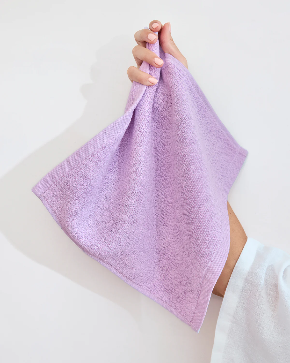 Violet 100% Cotton Terry Face Washers (Set of Two) - Image 3