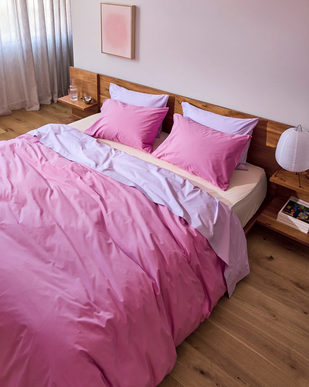Violet 100% Organic Cotton Flat Sheet - Image 6