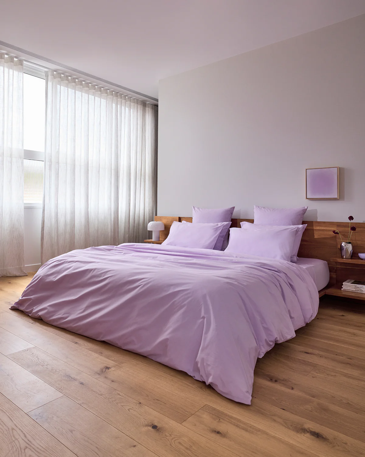 Violet 100% Organic Cotton European Pillowcases (Set of Two) - Image 4