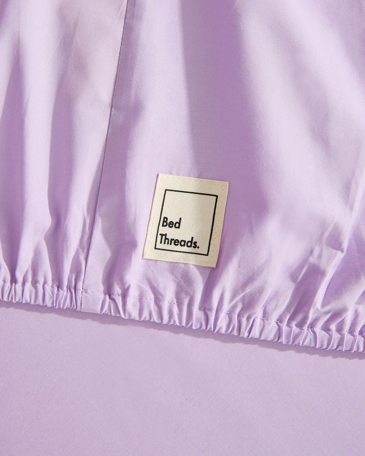 Violet 100% Organic Cotton Fitted Sheet Set - Image 3