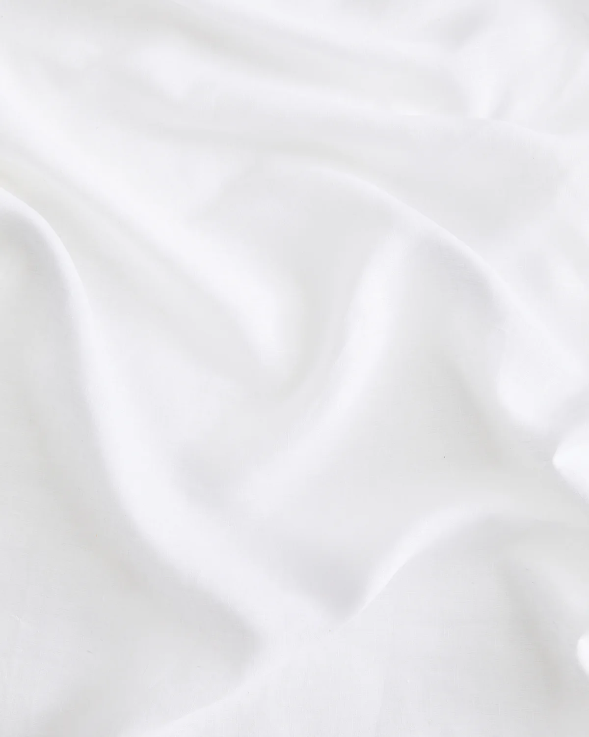 White 100% French Flax Linen Flat Sheet - Image 4