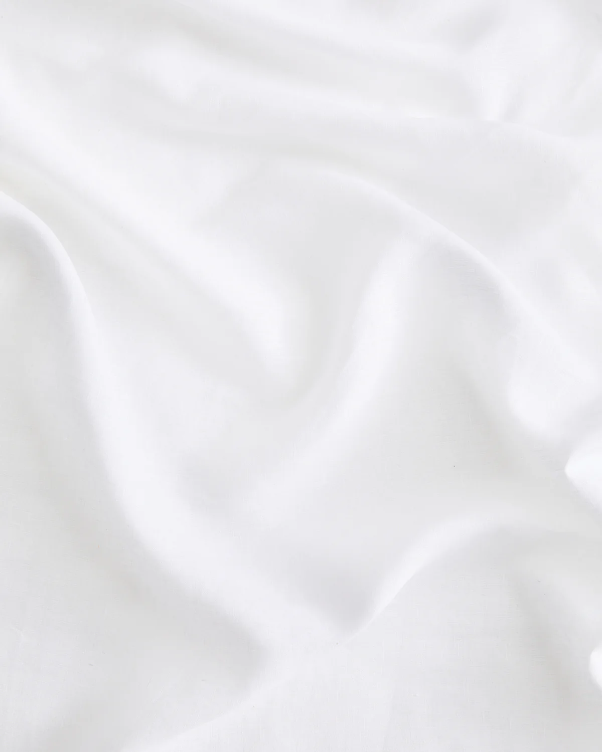 White 100% French Flax Linen Bedding Set - Image 3